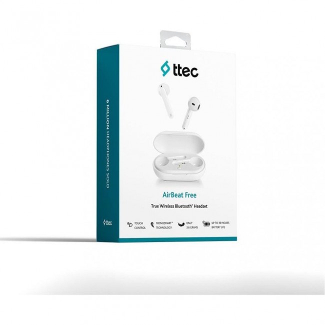 TTEC AirBeat Free White (2KM133B)