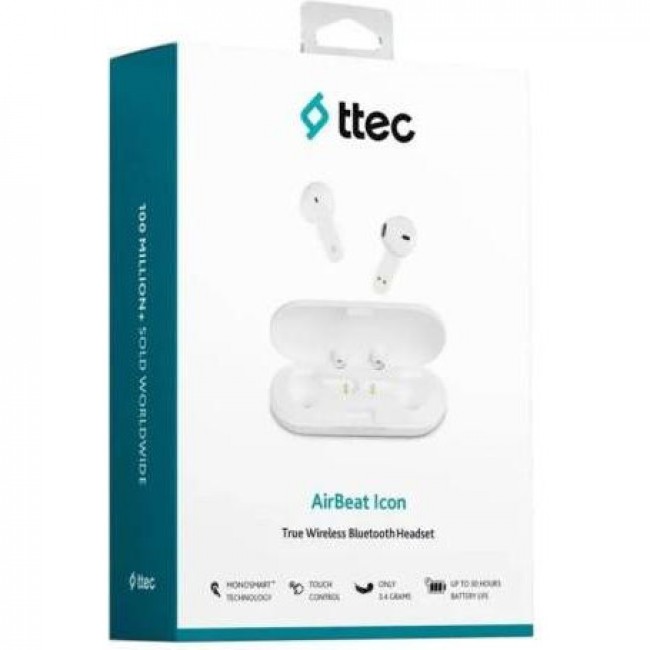 TTEC AirBeat Icon White (2KM143IB)
