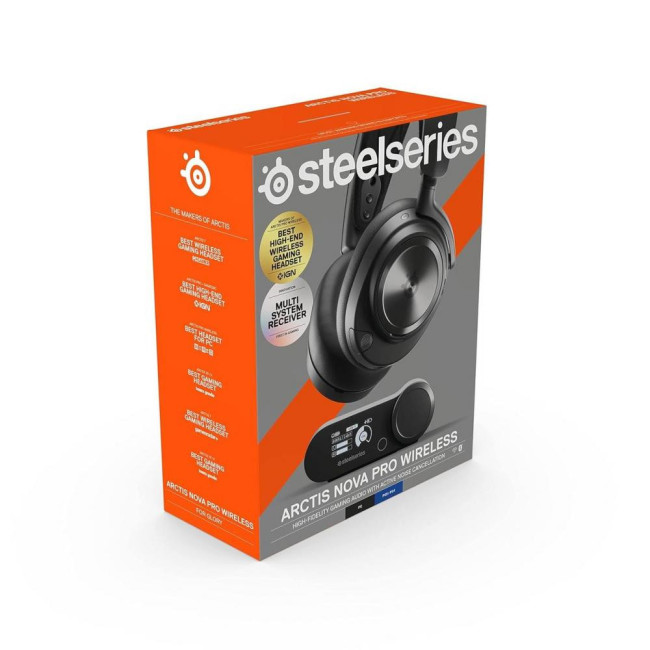 Наушники беспроводные SteelSeries Arctis Nova Pro Wireless Black (61520)