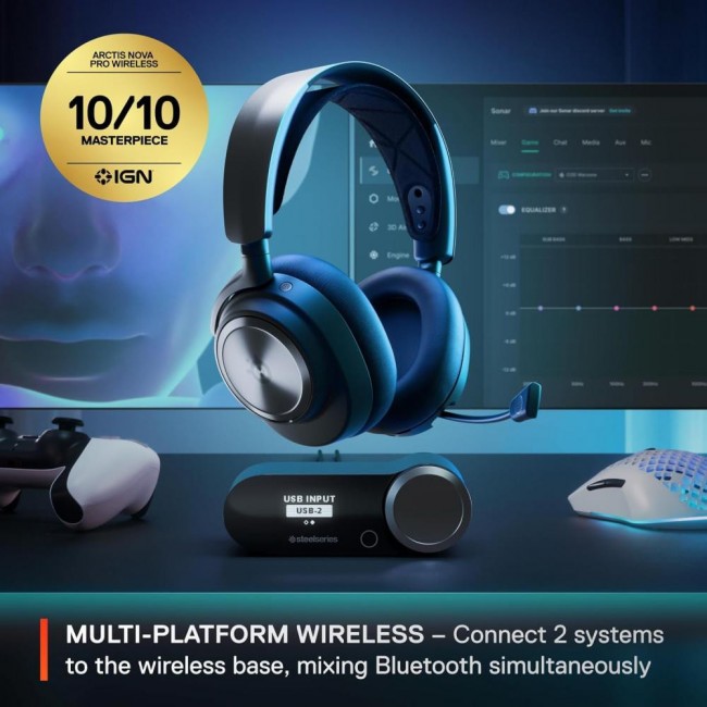SteelSeries Arctis Nova Pro Wireless P Black (61522)