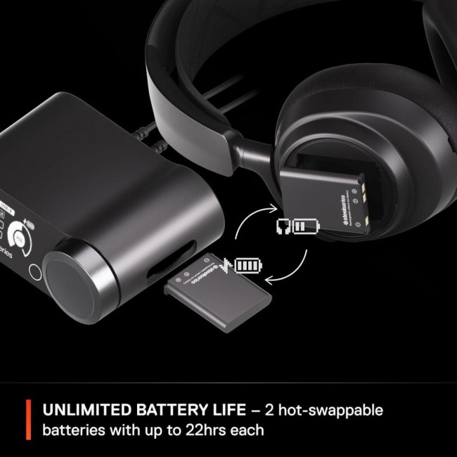 SteelSeries Arctis Nova Pro Wireless P Black (61522)