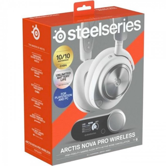 SteelSeries Arctis Nova Pro Wireless P White (61526)