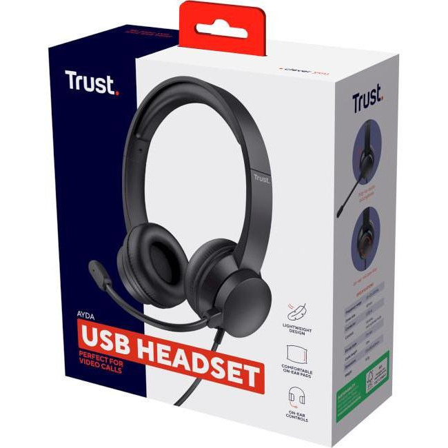 Trust Ayda USB-ENC Black (25089)
