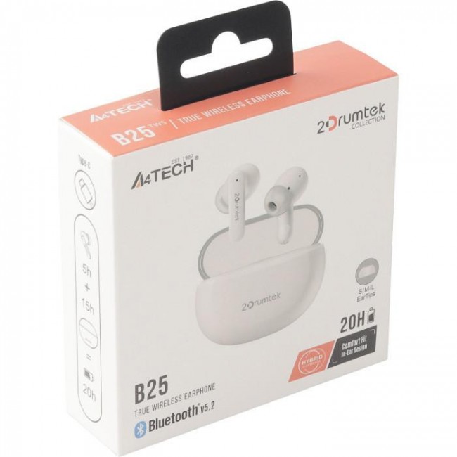 A4Tech B25 Grayish White