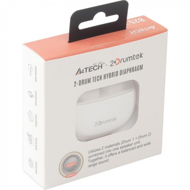 A4Tech B25 Grayish White