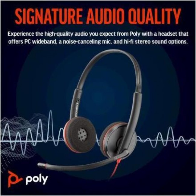 POLY Blackwire 3220 Black (8X228AA)