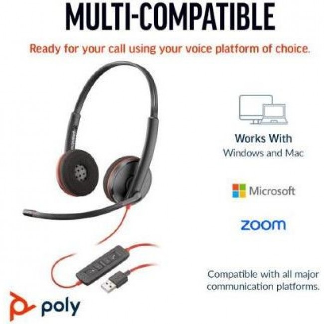 POLY Blackwire 3220 Black (8X228AA)