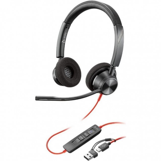 POLY Blackwire 3320-M Black (8X220AA)