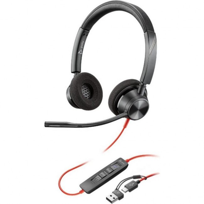 POLY Blackwire 3320-M Black (8X220AA)