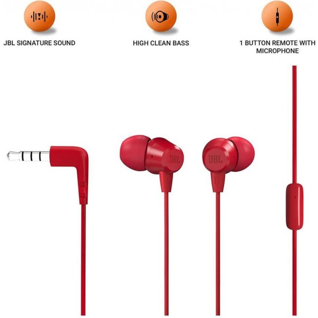 JBL C50HI Red (JBLC50HIRED)