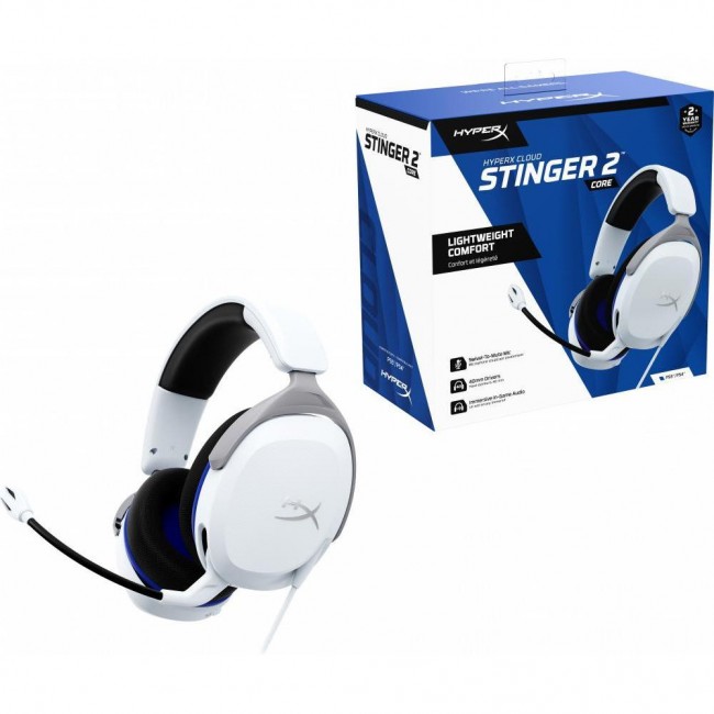 HyperX Cloud Stinger 2 Core PS5 White (6H9B5AA)