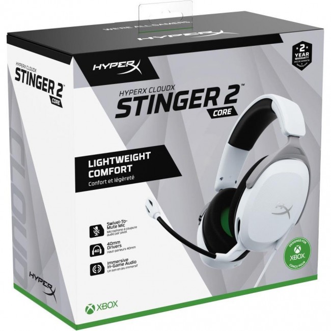 HyperX Cloud Stinger 2 Core Xbox White (6H9B7AA)