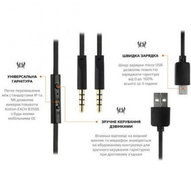 Kotion Each EACH B3506 Black-orange