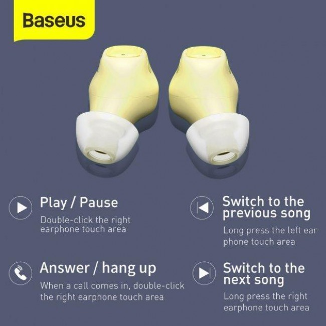 Baseus Encok WM01 Yellow (NGWM01-0Y)