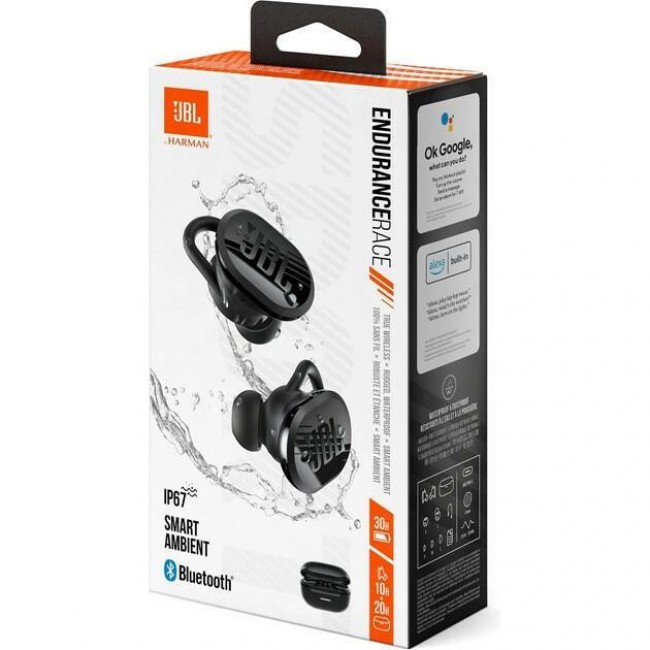 Навушники TWS JBL Endurance Race Black (JBLENDURACEBLK)