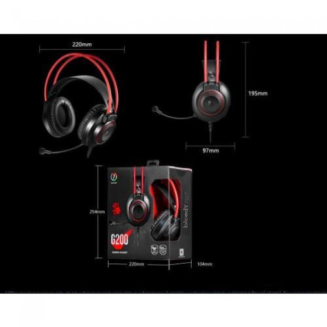 Bloody G200 Black/Red