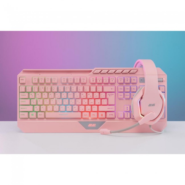 2E GAMING HG315 RGB USB 7.1 Pink (2E-HG315PK-7.1)