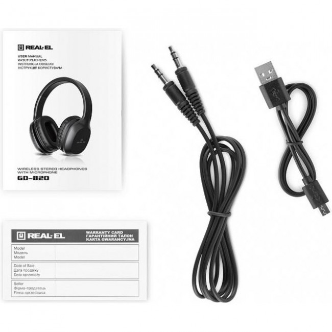 REAL-EL GD-820 Black (EL124100051)