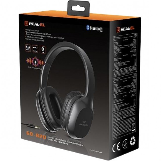 REAL-EL GD-820 Black (EL124100051)