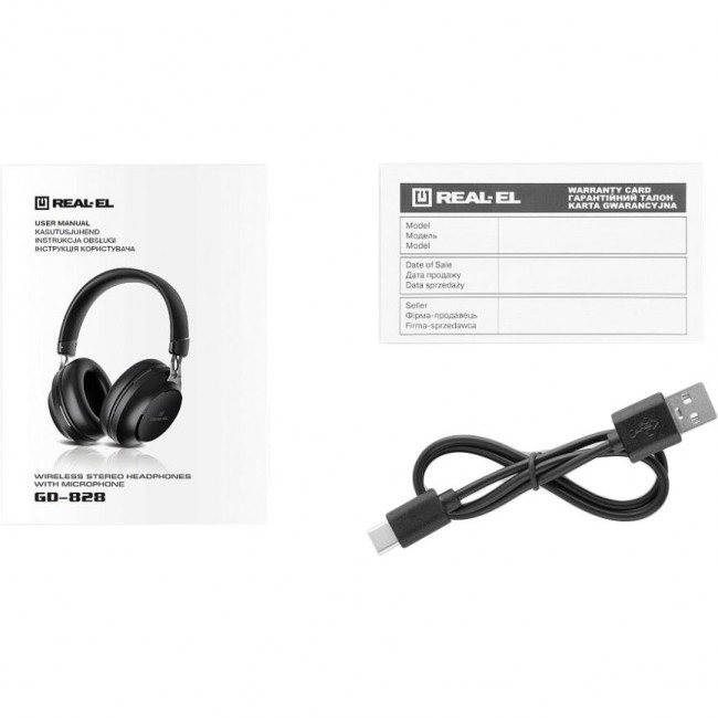 REAL-EL GD-828 Black (EL124100052)