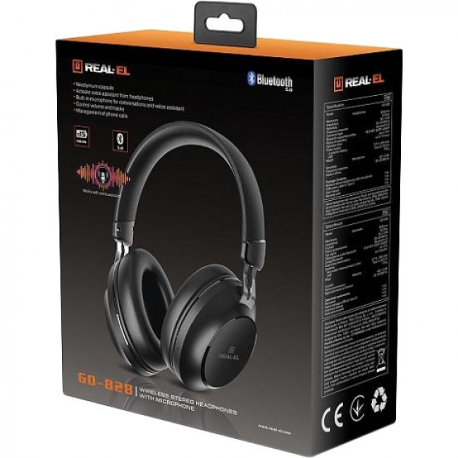 REAL-EL GD-828 Black (EL124100052)
