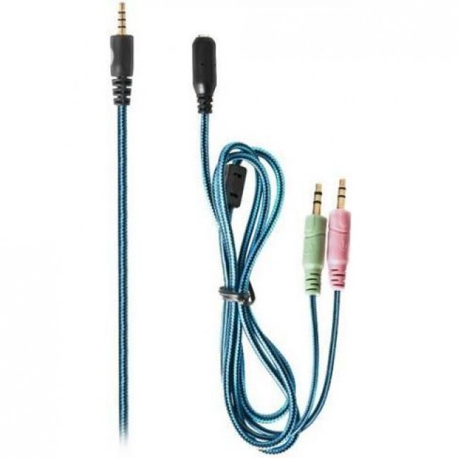 REAL-EL GDX-7500 Black-Blue (EL124100015)
