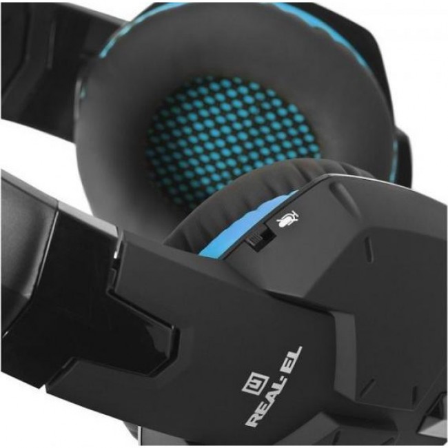 REAL-EL GDX-7500 Black-Blue (EL124100015)