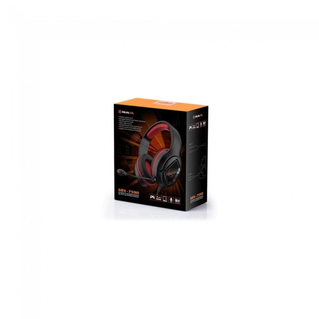REAL-EL GDX-7590 Black/Red (EL124100050)