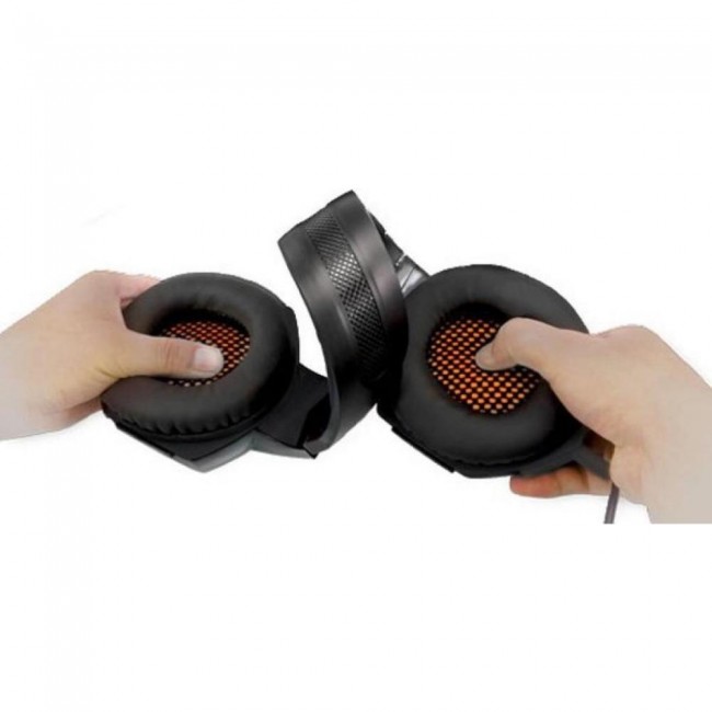 REAL-EL GDX-7700 Surround 7.1 Black-orange (EL124100016)