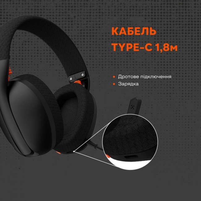 Canyon GH-13 Ego Wireless Gaming 7.1 Black (CND-SGHS13B)