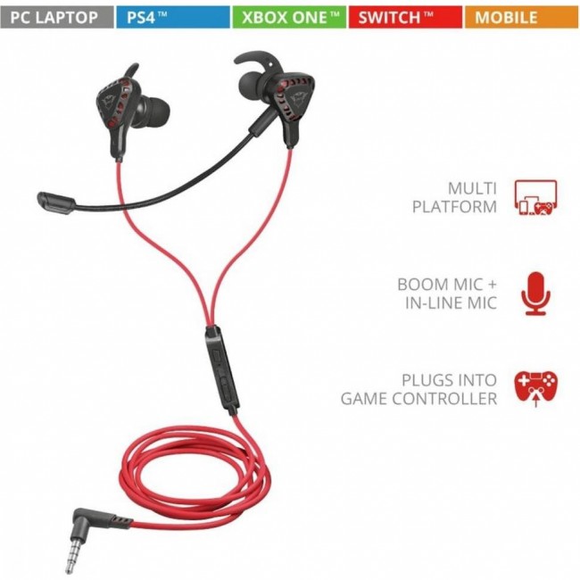 Trust GXT 408 Cobra Multiplatform Red (23029)