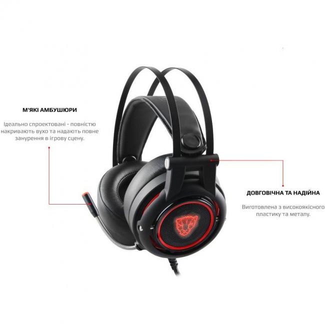 Motospeed H18 Black red (mth18)