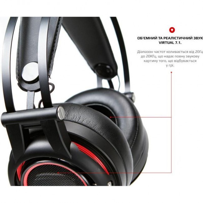 Motospeed H18 Black red (mth18)