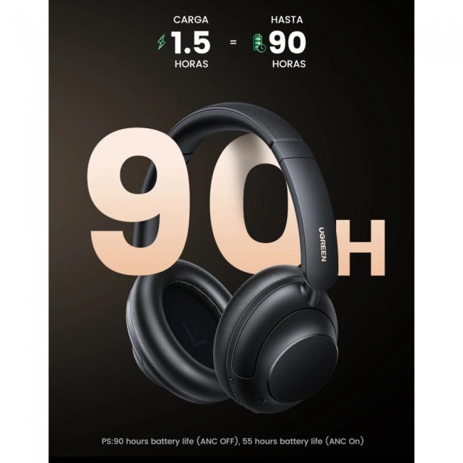 UGREEN HP202 HiTune Max5 Hybrid ANC Black (25255)
