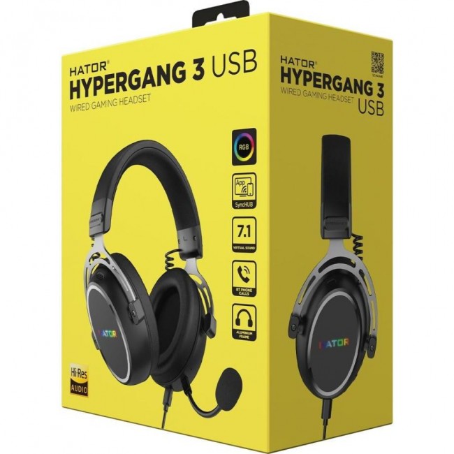 HATOR HYPERGANG 3 Hi-Res Black (ESH50)