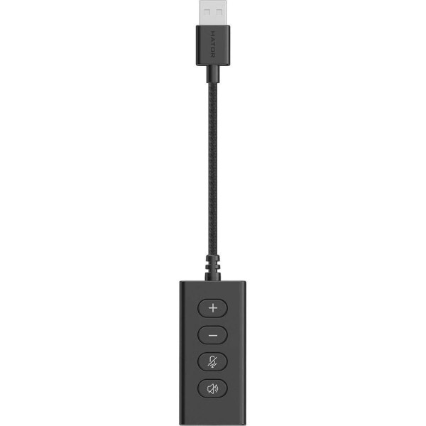 Наушники с микрофоном HATOR Hypergang 2 USB 7.1 Black (HTA-940)