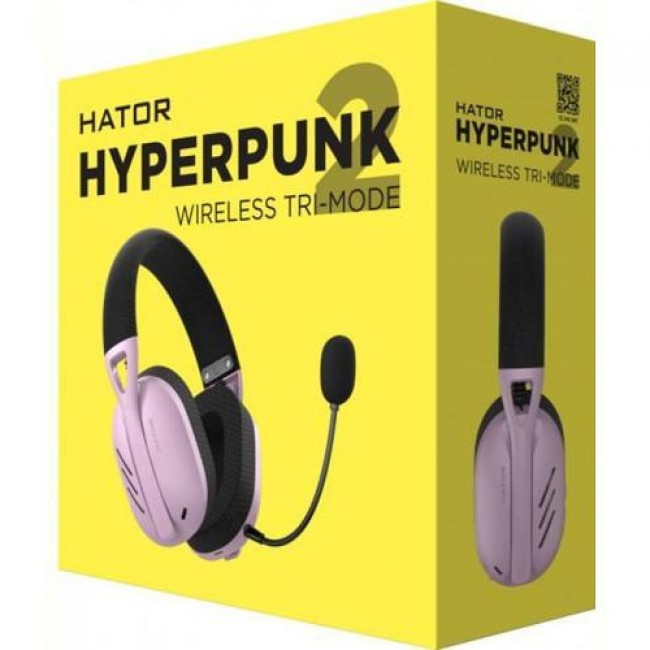 HATOR Hyperpunk 2 Wireless Tri-mode Black/Lilac (HTA-859)