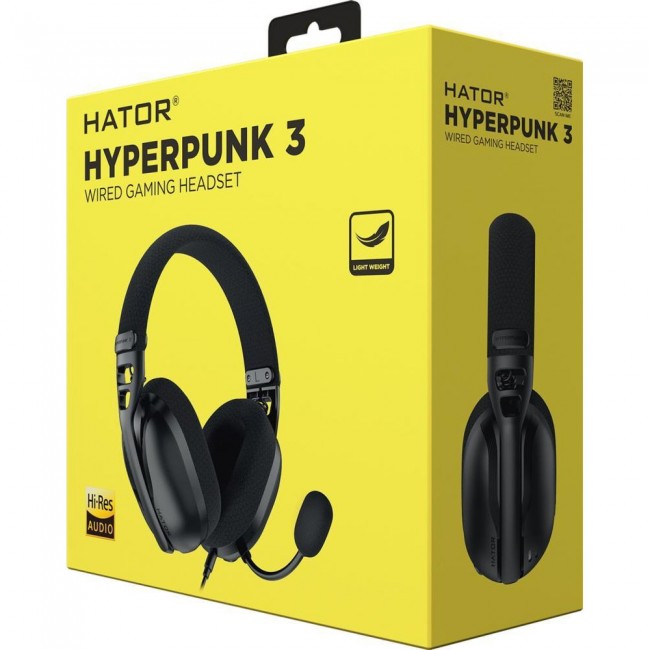 HATOR Hyperpunk 3 Hi-Res Black (ESH01)