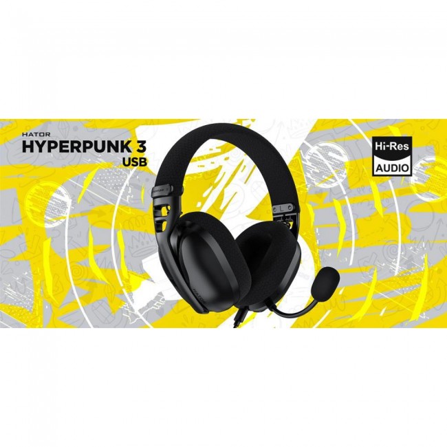 HATOR Hyperpunk 3 USB 7.1 Hi-Res Black (ESH10)