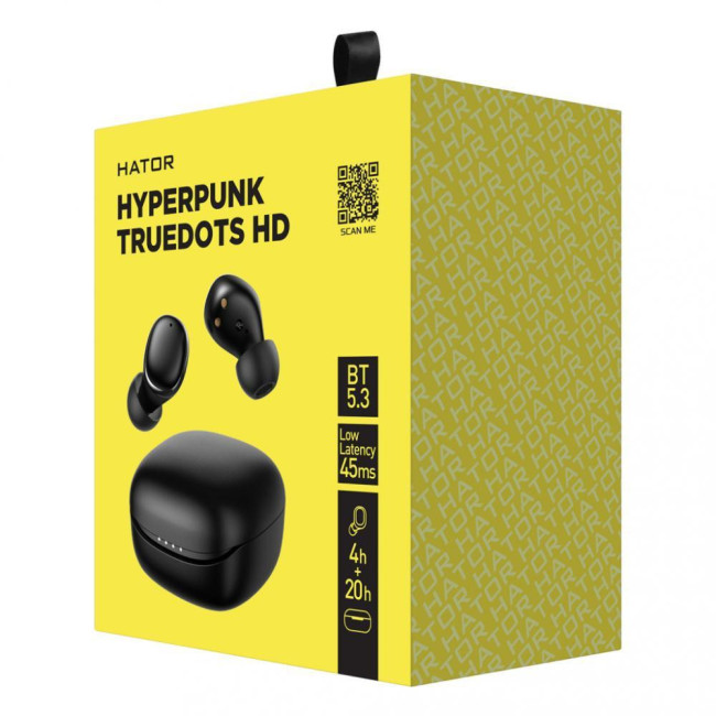 HATOR Hyperpunk Truedots HD Black (HTA-411)