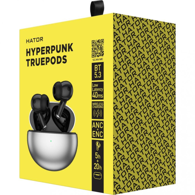 HATOR Hyреrpunk Truepods Black (HTA-430)