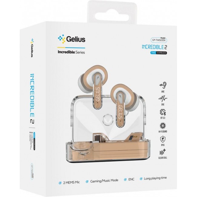 Gelius Incredible 2 GP-TWS033X Beige (99041)