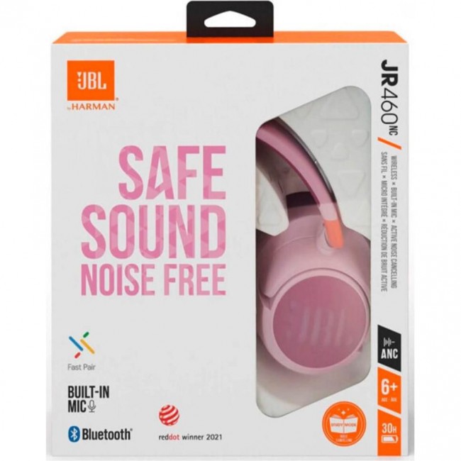 Наушники JBL JR460NC Pink (JBLJR460NCPIK)