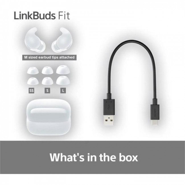 Sony LinkBuds Fit White (WFLS910NW.CE7)