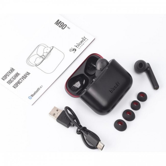 Bloody M90 Black/Red
