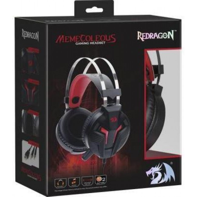 Redragon Memecoleous Black-Red Vibration (75096)