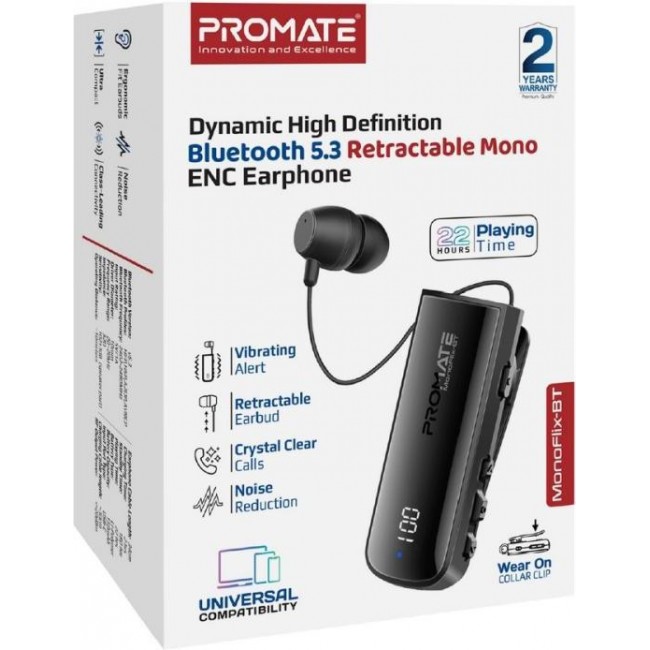 Promate Monoflix-bt Black (monoflix-bt.black)