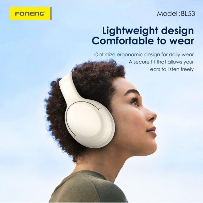 Foneng Neckband Sport Beige (BL53-BG)