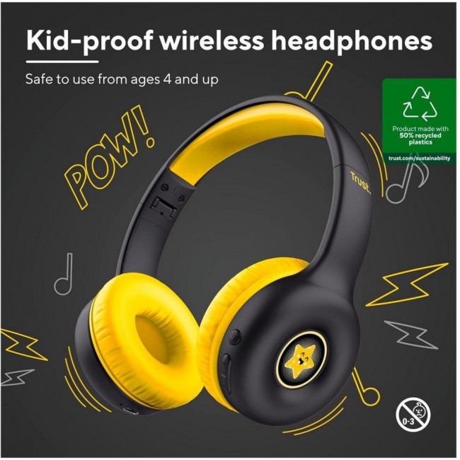 Trust Nouna Kids Wireless Black (25405)