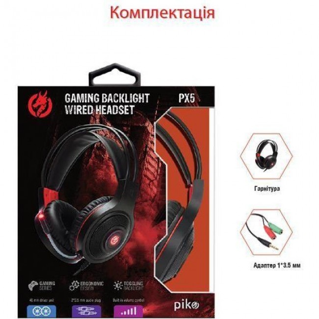 Piko PX5 Black-Red (1283126489815)